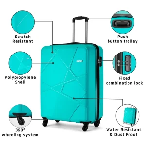 Discover the Ultimate Travel Companion: Safari Pentagon Trolley Bags